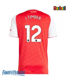 Arsenal Jurrien Timber #12 Tricou Fotbal Replică 2025-26 Barbati Acasa